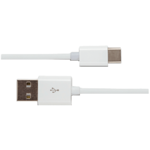 Grateq USB-A-USB-C-kaapeli 1,5 m, valkoinen