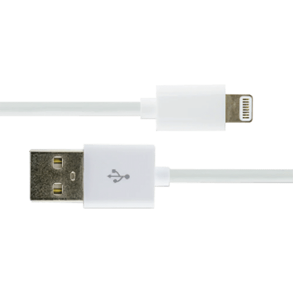 Grateq USB-A-Lightning-kaapeli 1,5 m, valkoinen