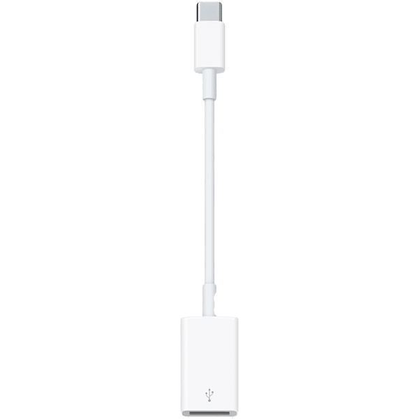 Apple USB-C–USB-A-adapteri, valkoinen