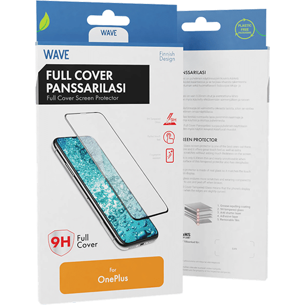 Wave Full Cover -panssarilasi, OnePlus Nord